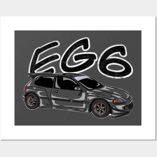 Civic EG6 Posters and Art